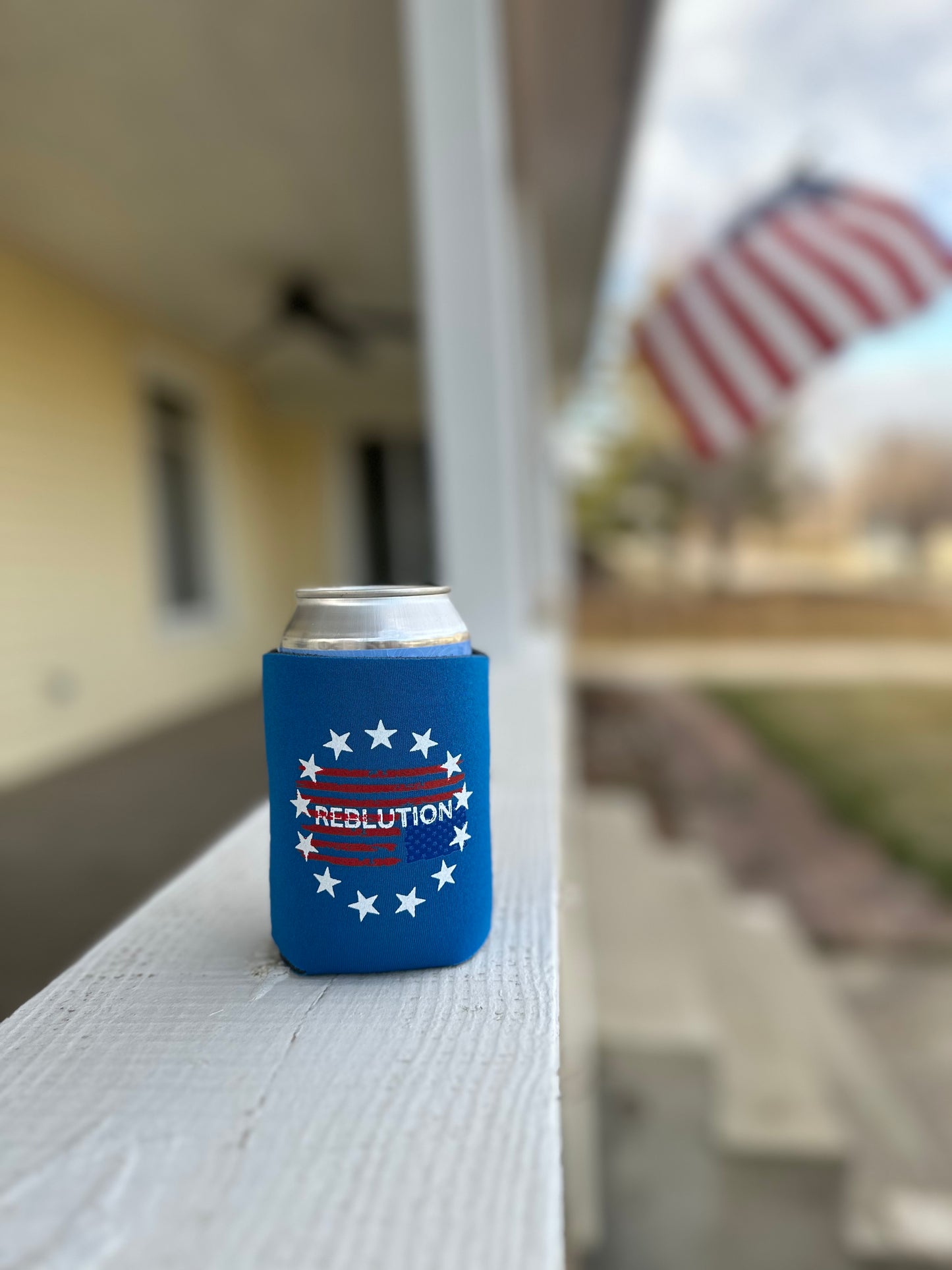 Brand Koozie Blue