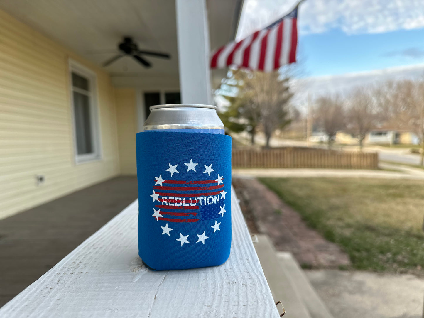 Brand Koozie Blue