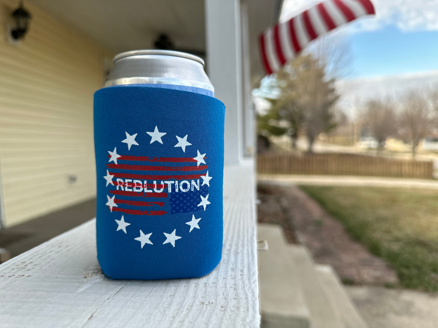 Brand Koozie Blue